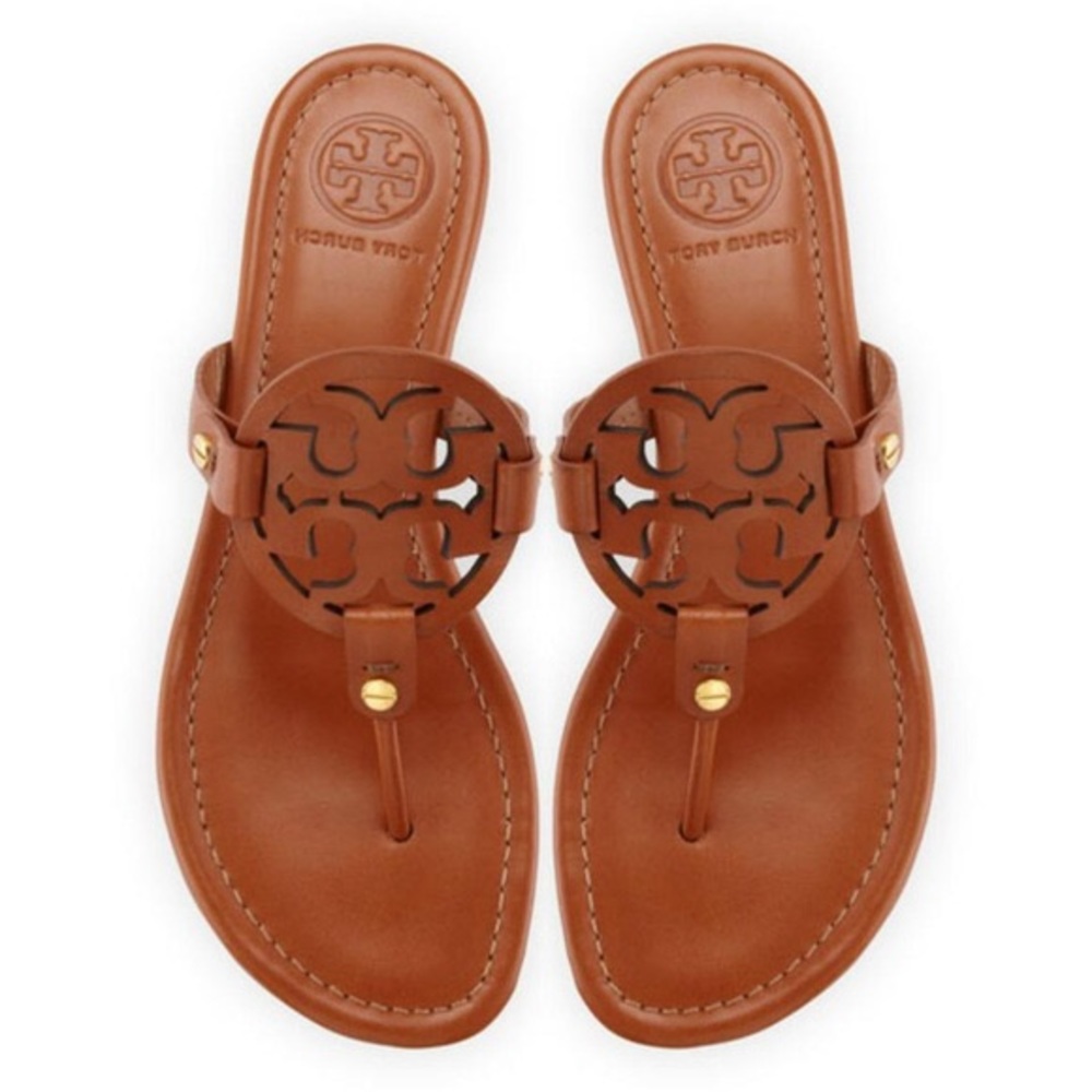 ♥️ Tory Burch Vintage Vachetta Miller Sandals
